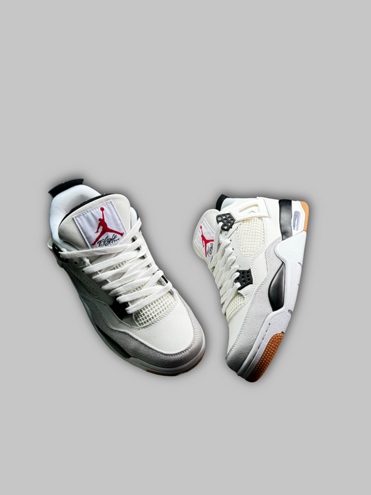 Jordan 4 Retro SB White Black