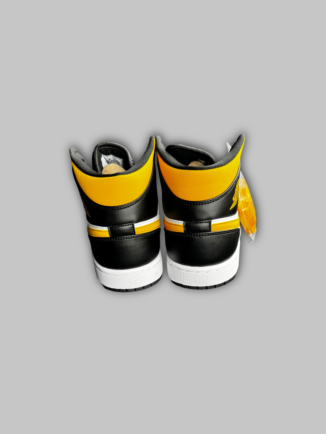 Jordan 1 Mid White Pollen Black