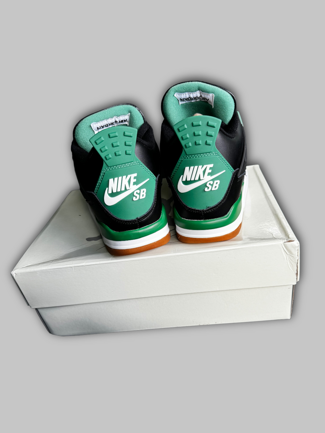 Jordan 4 x Nike SB Green Black