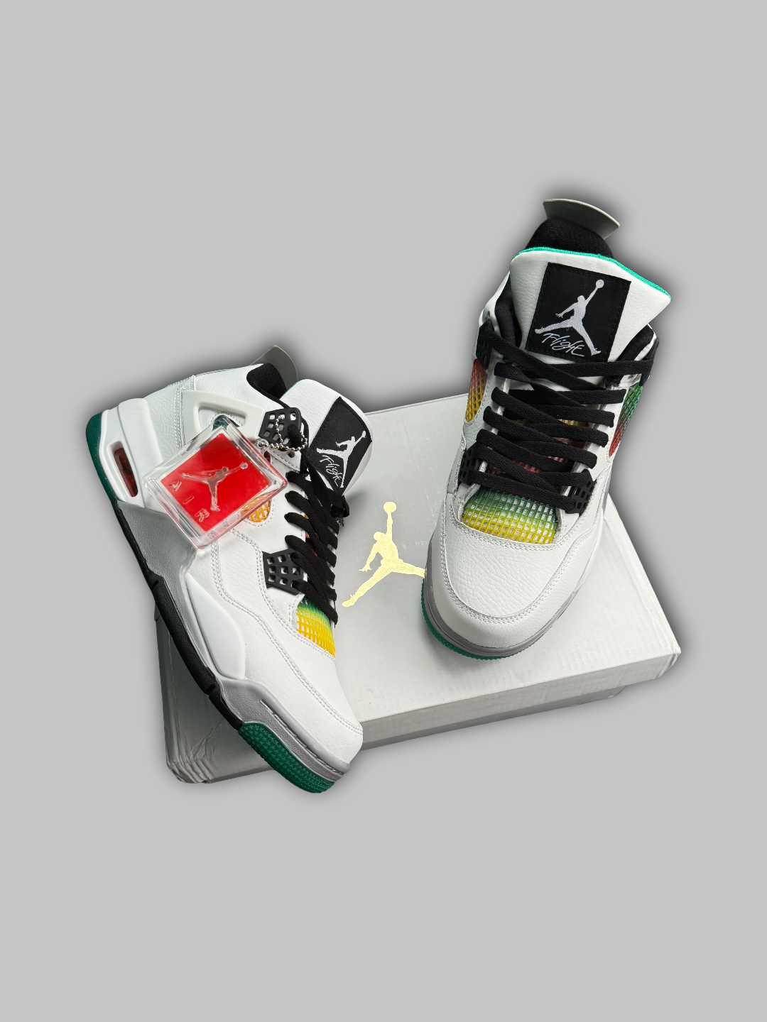 Jordan 4 Retro Lucid Green Rasta