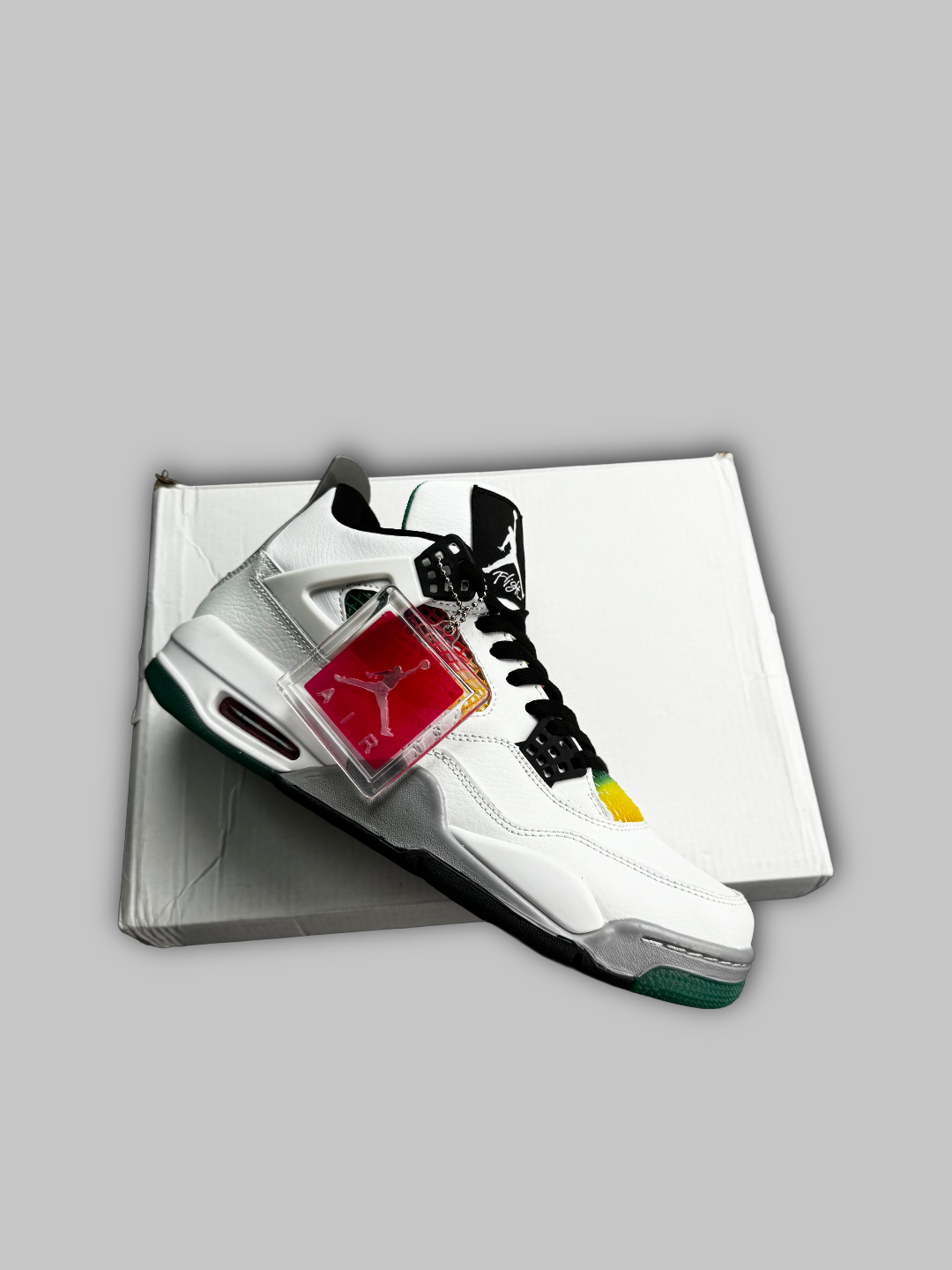 Jordan 4 Retro Lucid Green Rasta