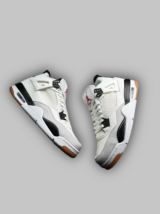Jordan 4 Retro SB White Black