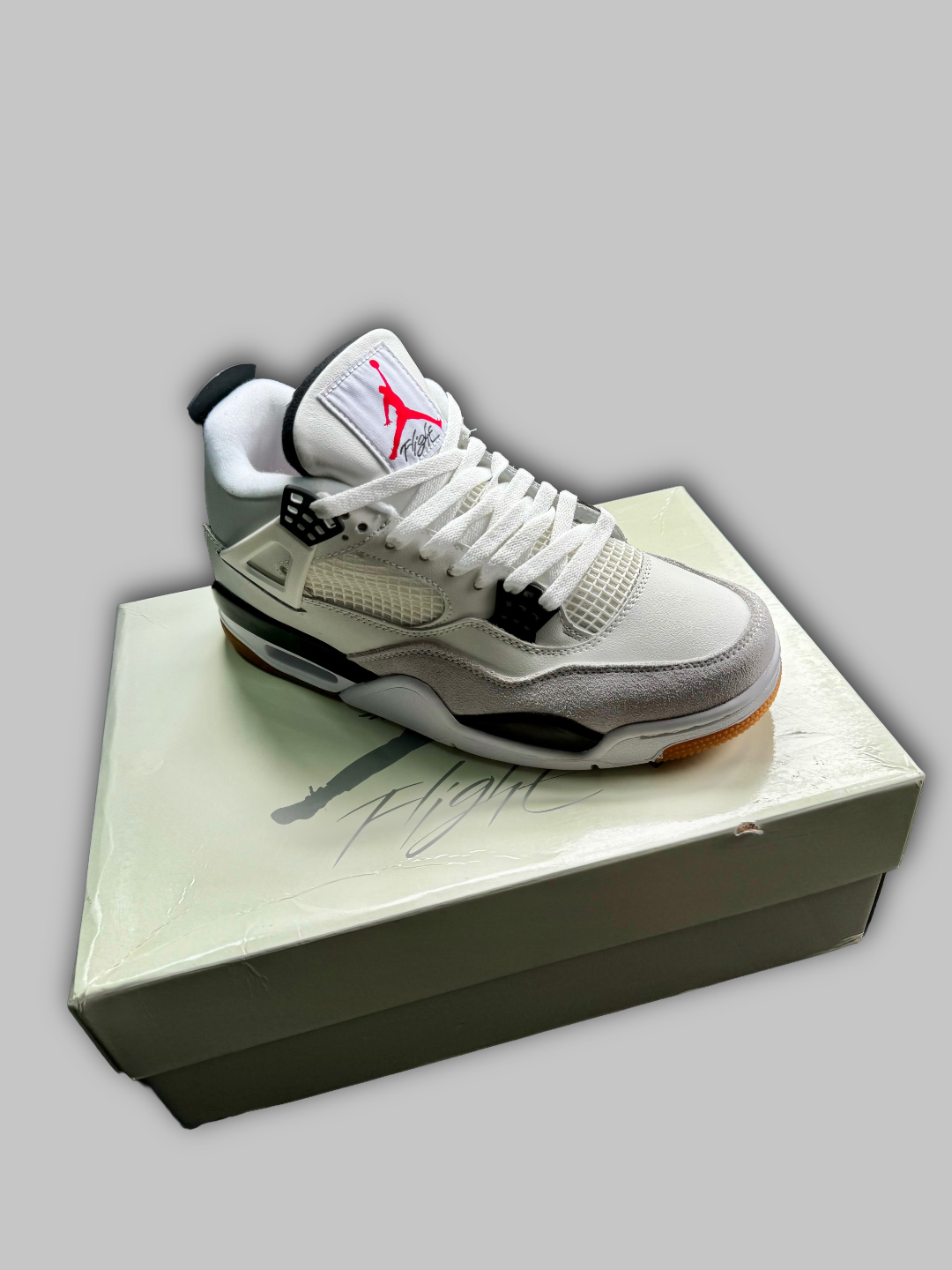Jordan 4 Retro SB White Black