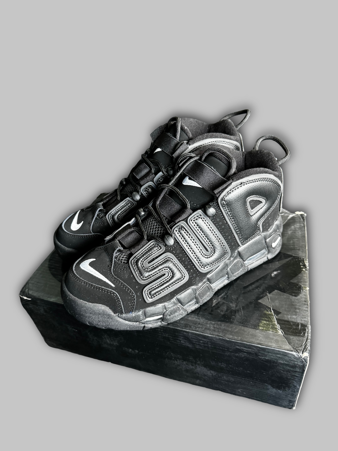 Nike Air More Uptempo Supreme Black