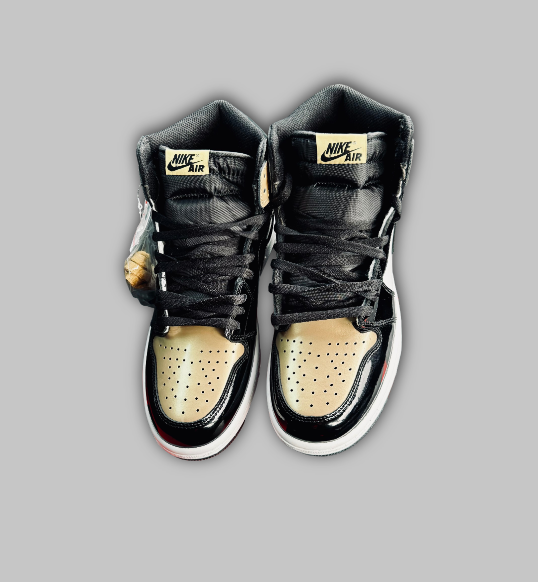 Jordan 1 Retro High NRG Patent Gold Toe