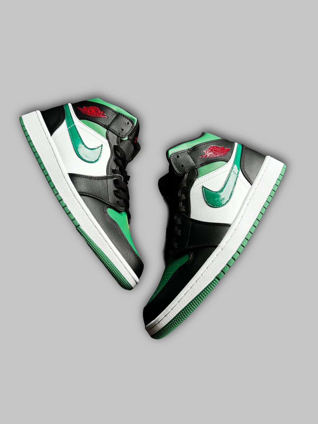 Jordan 1 Mid Green Toe