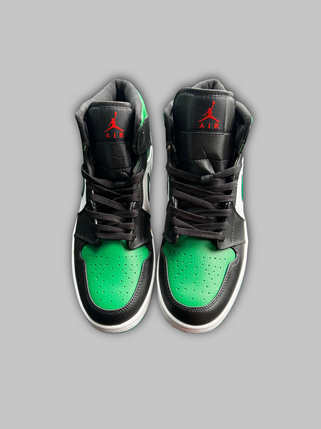Jordan 1 Mid Green Toe