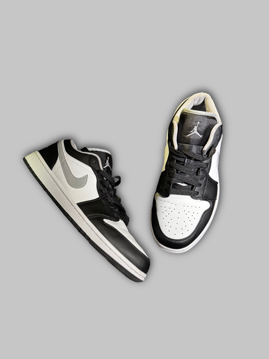 Jordan 1 Low Black White Grey